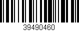 Código de barras (EAN, GTIN, SKU, ISBN): '39490460'