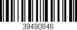 Código de barras (EAN, GTIN, SKU, ISBN): '39490846'
