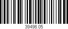 Código de barras (EAN, GTIN, SKU, ISBN): '39496.05'