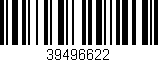 Código de barras (EAN, GTIN, SKU, ISBN): '39496622'