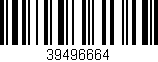 Código de barras (EAN, GTIN, SKU, ISBN): '39496664'
