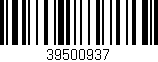 Código de barras (EAN, GTIN, SKU, ISBN): '39500937'