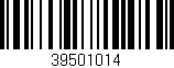 Código de barras (EAN, GTIN, SKU, ISBN): '39501014'