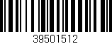 Código de barras (EAN, GTIN, SKU, ISBN): '39501512'