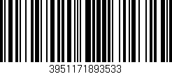 Código de barras (EAN, GTIN, SKU, ISBN): '3951171893533'