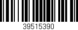 Código de barras (EAN, GTIN, SKU, ISBN): '39515390'