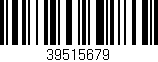 Código de barras (EAN, GTIN, SKU, ISBN): '39515679'