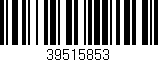 Código de barras (EAN, GTIN, SKU, ISBN): '39515853'