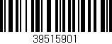 Código de barras (EAN, GTIN, SKU, ISBN): '39515901'