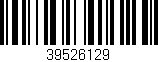 Código de barras (EAN, GTIN, SKU, ISBN): '39526129'