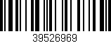 Código de barras (EAN, GTIN, SKU, ISBN): '39526969'