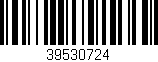 Código de barras (EAN, GTIN, SKU, ISBN): '39530724'