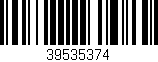Código de barras (EAN, GTIN, SKU, ISBN): '39535374'