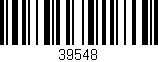 Código de barras (EAN, GTIN, SKU, ISBN): '39548'