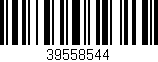 Código de barras (EAN, GTIN, SKU, ISBN): '39558544'