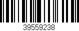 Código de barras (EAN, GTIN, SKU, ISBN): '39559238'