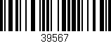 Código de barras (EAN, GTIN, SKU, ISBN): '39567'