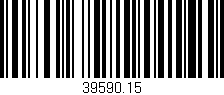 Código de barras (EAN, GTIN, SKU, ISBN): '39590.15'