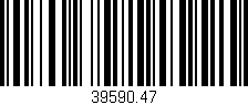 Código de barras (EAN, GTIN, SKU, ISBN): '39590.47'