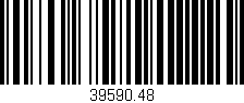 Código de barras (EAN, GTIN, SKU, ISBN): '39590.48'
