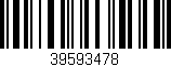 Código de barras (EAN, GTIN, SKU, ISBN): '39593478'