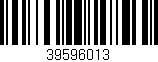 Código de barras (EAN, GTIN, SKU, ISBN): '39596013'