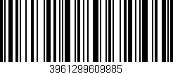 Código de barras (EAN, GTIN, SKU, ISBN): '3961299609985'