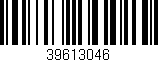 Código de barras (EAN, GTIN, SKU, ISBN): '39613046'