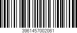 Código de barras (EAN, GTIN, SKU, ISBN): '3961457002061'