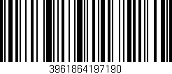 Código de barras (EAN, GTIN, SKU, ISBN): '3961864197190'