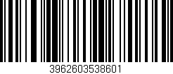 Código de barras (EAN, GTIN, SKU, ISBN): '3962603538601'