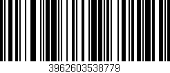 Código de barras (EAN, GTIN, SKU, ISBN): '3962603538779'