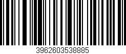 Código de barras (EAN, GTIN, SKU, ISBN): '3962603538885'