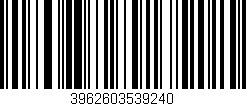 Código de barras (EAN, GTIN, SKU, ISBN): '3962603539240'