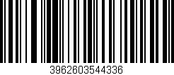 Código de barras (EAN, GTIN, SKU, ISBN): '3962603544336'