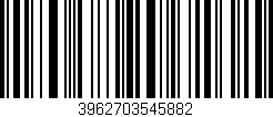 Código de barras (EAN, GTIN, SKU, ISBN): '3962703545882'