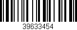 Código de barras (EAN, GTIN, SKU, ISBN): '39633454'