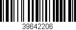 Código de barras (EAN, GTIN, SKU, ISBN): '39642206'
