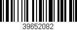 Código de barras (EAN, GTIN, SKU, ISBN): '39652082'