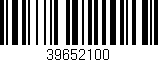 Código de barras (EAN, GTIN, SKU, ISBN): '39652100'