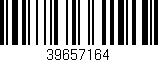 Código de barras (EAN, GTIN, SKU, ISBN): '39657164'