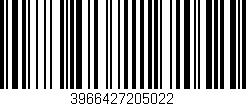 Código de barras (EAN, GTIN, SKU, ISBN): '3966427205022'