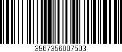 Código de barras (EAN, GTIN, SKU, ISBN): '3967356007503'