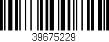 Código de barras (EAN, GTIN, SKU, ISBN): '39675229'