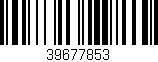 Código de barras (EAN, GTIN, SKU, ISBN): '39677853'