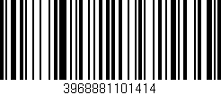 Código de barras (EAN, GTIN, SKU, ISBN): '3968881101414'