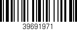 Código de barras (EAN, GTIN, SKU, ISBN): '39691971'