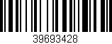 Código de barras (EAN, GTIN, SKU, ISBN): '39693428'
