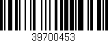 Código de barras (EAN, GTIN, SKU, ISBN): '39700453'