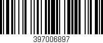 Código de barras (EAN, GTIN, SKU, ISBN): '397006897'